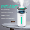 7 Colors LED Ultrasonic Essential Oil Diffuser Mini Aromatherapy Air Humidifier yellow