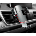 BASEUS Gravity Car Phone Holder 360 Rotation Mobile Phone Clip Holder Bracket CD Slot Mount Clip for iPhone Samsung Silver