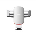 BASEUS Gravity Car Phone Holder 360 Rotation Mobile Phone Clip Holder Bracket CD Slot Mount Clip for iPhone Samsung Silver