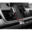 BASEUS Gravity Car Phone Holder 360 Rotation Mobile Phone Clip Holder Bracket CD Slot Mount Clip for iPhone Samsung Silver