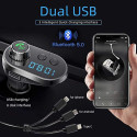 Car MP3 Player Multi-function Car Cigarette Lighter Socket Car Charger Bluetooth 5.0 Receiver FM Transmitter Car Accessories bl