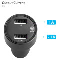 Car GPS Tracker Locator Real Time Tracking Device Dual USB Car Charger Voltmeter Gold