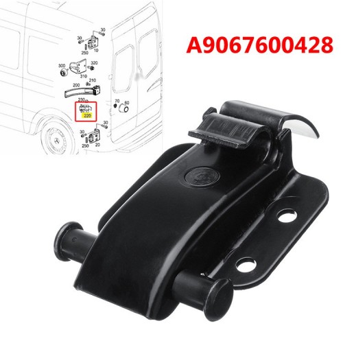FOR MERCEDES SPRINTER VW CRAFTER 06- REAR DOOR HINGE CHECK STRAP BRACKET 9067600428 A9067600428
