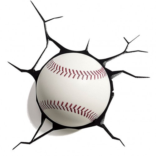 3D Car Styling Waterproof Self-adhesive Removable Car Sticker Scratch Cover Decal Auto Decoration baseball