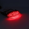 Motorcycle Rear Tail Light Brake Turn Signal Integrated LED Taillight for HONDA CBR600RR 08-12 Red shell
