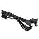 Waterproof Flush Mount USB Dock Adapter Dashboard Pan USB 3.0 Port Male to Female Extension Cable