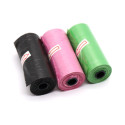 15pcs/Roll Plastic Garbage Bag Rubbish Bags Special for Baby Diapers Abandoned Pink