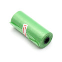 15pcs/Roll Plastic Garbage Bag Rubbish Bags Special for Baby Diapers Abandoned Pink