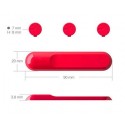 Magnet Cable Organizer Silicone USB Cable Winder Flexible Cable Management Clips red_10*5*3