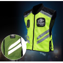 Motorcycle Riding Reflective Vest Team Uniform Fluorescent Safety Jacket M