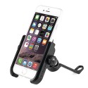 Motorcycle Mobile Phone Holder 360 Rotation Bike Phone Mount for Iphone Samsung XIAOMI Gold