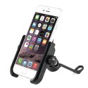 Motorcycle Mobile Phone Holder 360 Rotation Bike Phone Mount for Iphone Samsung XIAOMI Gold