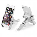 Motorcycle Mobile Phone Holder 360 Rotation Bike Phone Mount for Iphone Samsung XIAOMI Gold