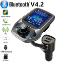 Bluetooth Car FM Transmitter MP3 Player Hands free Radio Adapter Kit USB Charger