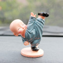 4Pcs/Set Cartoon Little Monk Doll Decoration Auto Dashboard Car Ornament Toy Gift