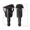 2Pcs Front Windshield Spray Nozzle for Toyota 85381-AA010 binoculus