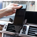Universal Gravity Car Mount Holder Stand Air Vent Cradle for Mobile Cell Phone gray