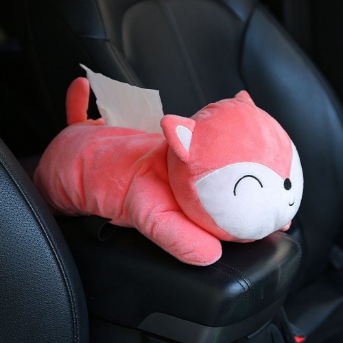 Car Hanging Seat Back Type Car Shade Block Cartoon Cute Interior Auto Accessories Tissue BoxY2NK