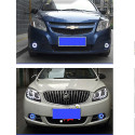 2Pcs/lot Car Fog lights Universal Waterproof 1200Lm Angel Eyes COB LED DRL Driving Lights 12V 30W Auto Fog Lamp White