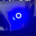 2Pcs/lot Car Fog lights Universal Waterproof 1200Lm Angel Eyes COB LED DRL Driving Lights 12V 30W Auto Fog Lamp White