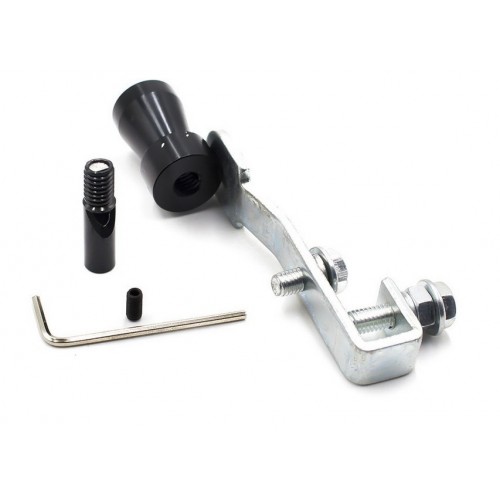 Vehicle Refit Device Turbo Sound Muffler Turbo Whistle Exhaust Pipe Sounder Motorcycle Sound Imitator Caliber: 1.9cm black