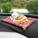 Car Ornaments Cute Simulation Sleeping Cats Decoration Automobiles Lovely Plush Kittens Doll Toy Sleeping cat B