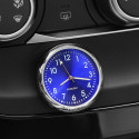 Car Ornament Automotive Clock Auto Watch Automobiles Interior Decoration Stick-On Clock Ornaments Accessories Fluorescent black