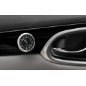 Car Ornament Automotive Clock Auto Watch Automobiles Interior Decoration Stick-On Clock Ornaments Accessories Fluorescent black