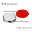 Car Ornament Automotive Clock Auto Watch Automobiles Interior Decoration Stick-On Clock Ornaments Accessories Fluorescent black