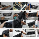 Auto Car Headlight Taillight Tint Vinyl Film Fog Light Protector Sticker Colorful dark green2435