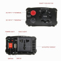 Solar Power Inverter 300-1500W Peak 12V DC To 230V AC Modified Sine Converter black