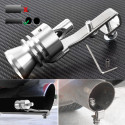 Vehicle Refit Device Turbo Sound Muffler Turbo Whistle Exhaust Pipe Sounder Motorcycle Sound Imitator Caliber: 1.9cm red