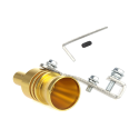 Vehicle Refit Device Turbo Sound Muffler Turbo Whistle Exhaust Pipe Sounder Motorcycle Sound Imitator Caliber: 1.9cm red