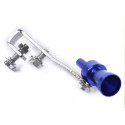 Vehicle Refit Device Turbo Sound Muffler Turbo Whistle Exhaust Pipe Sounder Motorcycle Sound Imitator Caliber: 1.9cm red