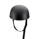 Unisex Professional Motorcycle Half Helmet Hat Cap for Harley Chopper Bobber Matte black