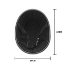 Unisex Professional Motorcycle Half Helmet Hat Cap for Harley Chopper Bobber Matte black