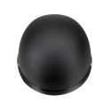 Unisex Professional Motorcycle Half Helmet Hat Cap for Harley Chopper Bobber Matte black