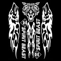 Reflective 3D Motorcycle Sticker Fuel Oil Tank Pad Decal Protector Cover Black Sliver Universal for Yamaha etc white_G