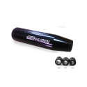 Universal 13cm/17cm Length Manual Car Gear Shift Knob Aluminium Alloy Racing Mugen Shift Knob Red 130mm