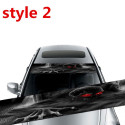 3D Transparent Car Front Windscreen Windshield Window Decal Vinyl Sticker Style 2