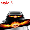 3D Transparent Car Front Windscreen Windshield Window Decal Vinyl Sticker Style 2