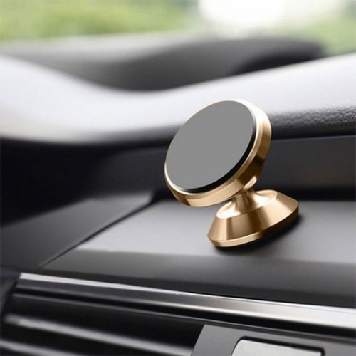 360° Magnetic Car Mount Holder Stand Dashboard for Cell Phone GPS Universal Style-B Gold