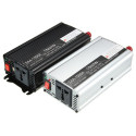Solar Power Inverter 300-1500W Peak 12V DC To 230V AC Modified Sine Converter Silver