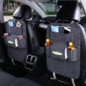 Multifunctional Car Back Seat Storage Bag Backrest Pockets Protector Organizer Auto Accessories pink
