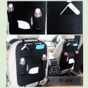 Multifunctional Car Back Seat Storage Bag Backrest Pockets Protector Organizer Auto Accessories brown