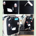 Multifunctional Car Back Seat Storage Bag Backrest Pockets Protector Organizer Auto Accessories beige