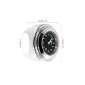 22-25mm Motorcycle Handlebar Clock Thermometer Waterproof Dial Handlebar Mount for Yamaha Kawasaki etc Black dial clock watch