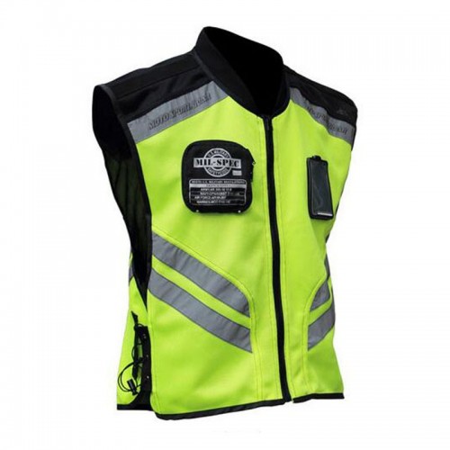 Motorcycle Riding Reflective Vest Team Uniform Fluorescent Safety Jacket 3XL