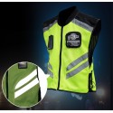 Motorcycle Riding Reflective Vest Team Uniform Fluorescent Safety Jacket 3XL