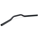 Motorcycle Retro Handlebar 7/8" 22mm Euro Style for Cruiser Racer Bike black_Low